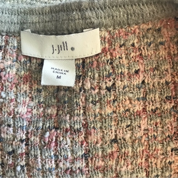 J. Jill Pink and Gray Cardigan - Picture 4 of 13